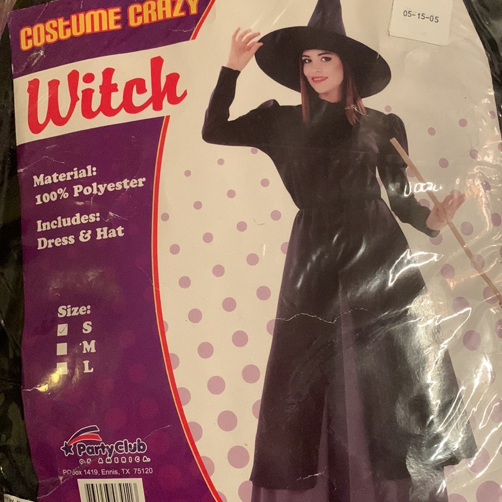 Witch costume size small